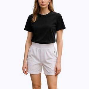 Free People Movement Good Karma Tennis Shorts Women Color White Size M/L